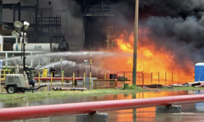 Reportan inc3nd!o en Refinería de Salina Cruz, Oaxaca